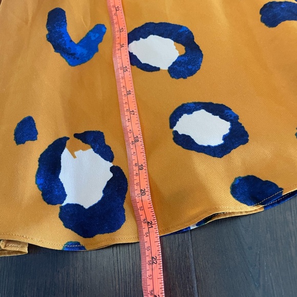 3.1 Phillip Lim for Target Skirt Leopard Yellow Blue Women’s - Picture 4 of 5